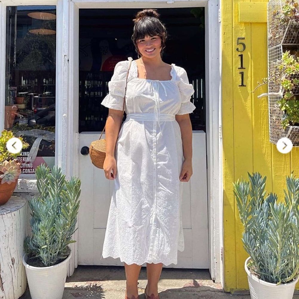 Spell Bo Day Dress White